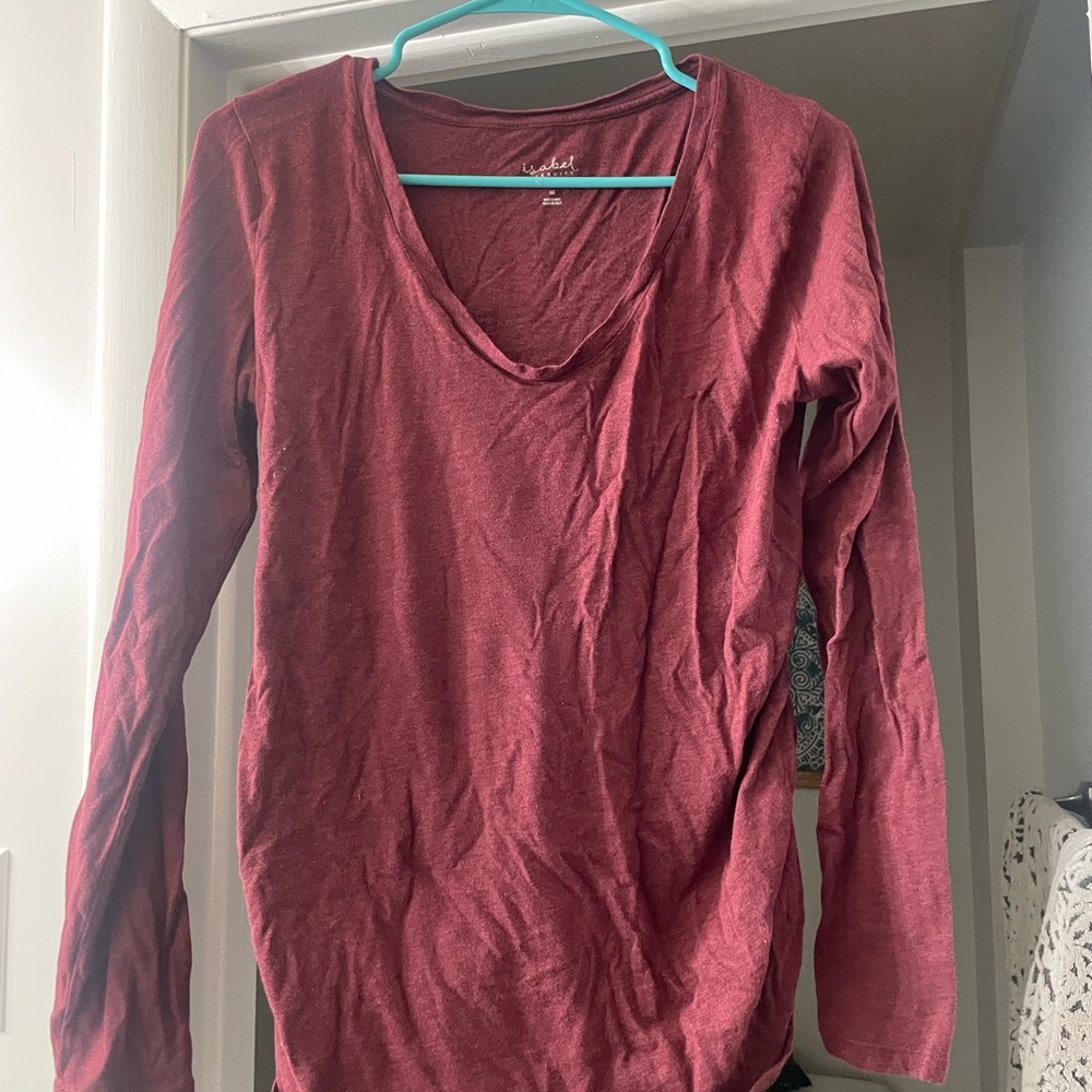 Maternity long sleeve top